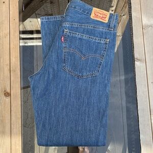 Levi's Women's Middy Classic Straight Leg Blue Jeans 29